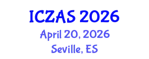 International Conference on Zoology and Animal Science (ICZAS) April 20, 2026 - Seville, Spain