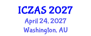International Conference on Zoology and Animal Science (ICZAS) April 24, 2027 - Washington, Australia