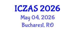 International Conference on Zoology and Animal Science (ICZAS) May 04, 2026 - Bucharest, Romania