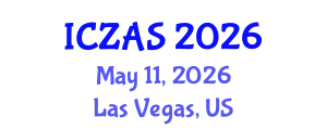 International Conference on Zoology and Animal Science (ICZAS) May 11, 2026 - Las Vegas, United States