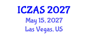 International Conference on Zoology and Animal Science (ICZAS) May 15, 2027 - Las Vegas, United States