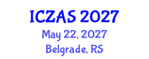 International Conference on Zoology and Animal Science (ICZAS) May 22, 2027 - Belgrade, Serbia