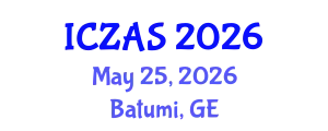 International Conference on Zoology and Animal Science (ICZAS) May 25, 2026 - Batumi, Georgia
