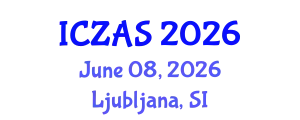 International Conference on Zoology and Animal Science (ICZAS) June 08, 2026 - Ljubljana, Slovenia