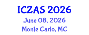International Conference on Zoology and Animal Science (ICZAS) June 08, 2026 - Monte Carlo, Monaco