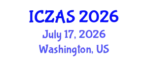 International Conference on Zoology and Animal Science (ICZAS) July 17, 2026 - Washington, United States