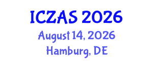 International Conference on Zoology and Animal Science (ICZAS) August 14, 2026 - Hamburg, Germany