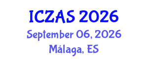 International Conference on Zoology and Animal Science (ICZAS) September 06, 2026 - Málaga, Spain