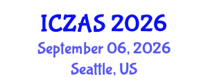 International Conference on Zoology and Animal Science (ICZAS) September 06, 2026 - Seattle, United States