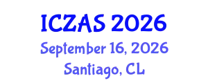 International Conference on Zoology and Animal Science (ICZAS) September 16, 2026 - Santiago, Chile