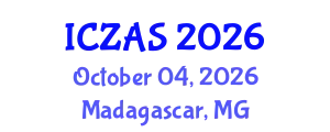 International Conference on Zoology and Animal Science (ICZAS) October 04, 2026 - Madagascar, Madagascar