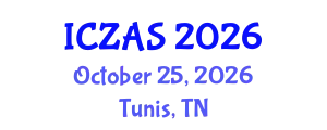 International Conference on Zoology and Animal Science (ICZAS) October 25, 2026 - Tunis, Tunisia