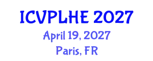 International Conference on Veterinary Pathology, Livestock Health and Epizootiology (ICVPLHE) April 19, 2027 - Paris, France