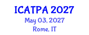International Conference on Agricultural Technology and Precision Agriculture (ICATPA) May 03, 2027 - Rome, Italy