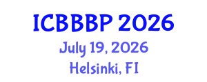 International Conference on Bioenergy, Biogas and Biogas Production (ICBBBP) July 19, 2026 - Helsinki, Finland