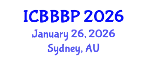 International Conference on Bioenergy, Biogas and Biogas Production (ICBBBP) January 26, 2026 - Sydney, Australia