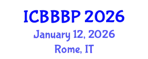 International Conference on Bioenergy, Biogas and Biogas Production (ICBBBP) January 12, 2026 - Rome, Italy