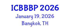International Conference on Bioenergy, Biogas and Biogas Production (ICBBBP) January 19, 2026 - Bangkok, Thailand