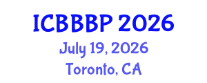 International Conference on Bioenergy, Biogas and Biogas Production (ICBBBP) July 19, 2026 - Toronto, Canada
