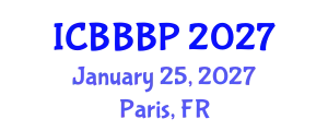 International Conference on Bioenergy, Biogas and Biogas Production (ICBBBP) January 25, 2027 - Paris, France
