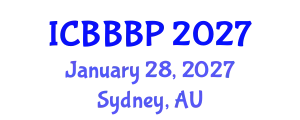 International Conference on Bioenergy, Biogas and Biogas Production (ICBBBP) January 28, 2027 - Sydney, Australia