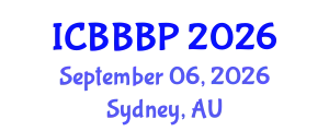 International Conference on Bioenergy, Biogas and Biogas Production (ICBBBP) September 06, 2026 - Sydney, Australia