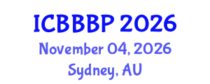 International Conference on Bioenergy, Biogas and Biogas Production (ICBBBP) November 04, 2026 - Sydney, Australia