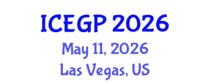 International Conference on Environmental Geology and Petroleum (ICEGP) May 11, 2026 - Las Vegas, United States