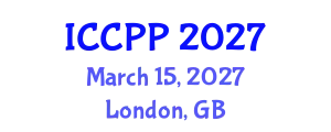 International Conference on Clinical Pharmacology and Pharmacy (ICCPP) March 15, 2027 - London, United Kingdom