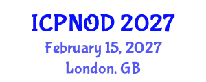 International Conference on Pediatric Nutrition, Obesity and Diabetes (ICPNOD) February 15, 2027 - London, United Kingdom