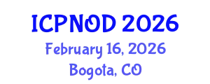International Conference on Pediatric Nutrition, Obesity and Diabetes (ICPNOD) February 16, 2026 - Bogota, Colombia