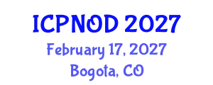 International Conference on Pediatric Nutrition, Obesity and Diabetes (ICPNOD) February 17, 2027 - Bogota, Colombia
