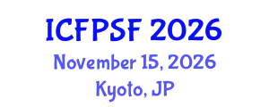 International Conference on Food Packaging and Safety of Food (ICFPSF) November 15, 2026 - Kyoto, Japan