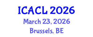 International Conference on Applied Corpus Linguistics (ICACL) March 23, 2026 - Brussels, Belgium