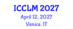 International Conference on Corpus Linguistics and Methodology (ICCLM) April 12, 2027 - Venice, Italy