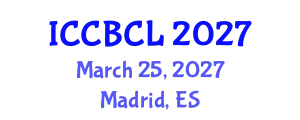 International Conference on Corpus Based Computational Linguistics (ICCBCL) March 25, 2027 - Madrid, Spain
