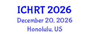 International Conference on Human Rights and Terrorism (ICHRT) December 20, 2026 - Honolulu, United States