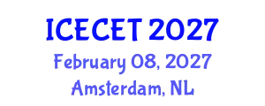 International Conference on Early Childhood Education and Teaching (ICECET) February 08, 2027 - Amsterdam, Netherlands