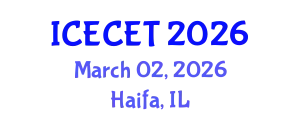 International Conference on Early Childhood Education and Teaching (ICECET) March 02, 2026 - Haifa, Israel