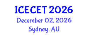 International Conference on Early Childhood Education and Teaching Systems (ICECET) December 02, 2026 - Sydney, Australia