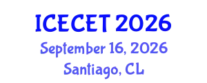 International Conference on Early Childhood Education and Teaching Systems (ICECET) September 16, 2026 - Santiago, Chile