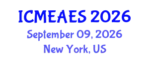 International Conference on Moral Education and Advanced Education Systems (ICMEAES) September 09, 2026 - New York, United States