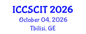 International Conference on Computer Science, Cybersecurity and Information Technology (ICCSCIT) October 04, 2026 - Tbilisi, Georgia