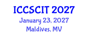 International Conference on Computer Science, Cybersecurity and Information Technology (ICCSCIT) January 23, 2027 - Maldives, Maldives