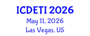 International Conference on Designing Effective Teaching Instructions (ICDETI) May 11, 2026 - Las Vegas, United States