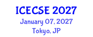 International Conference on Early Childhood and Science Education (ICECSE) January 07, 2027 - Tokyo, Japan