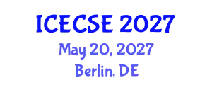 International Conference on Early Childhood and Science Education (ICECSE) May 20, 2027 - Berlin, Germany