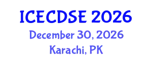 International Conference on Early Childhood Development and Science Education (ICECDSE) December 30, 2026 - Karachi, Pakistan