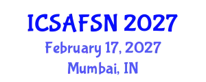 International Conference on Sustainable Agriculture, Food Security and Nutrition (ICSAFSN) February 17, 2027 - Mumbai, India