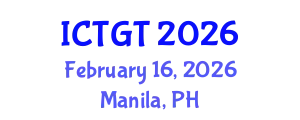 International Conference on Traffic Guidance and Transportation (ICTGT) February 16, 2026 - Manila, Philippines